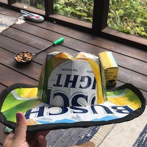 Busch light cowboy hat